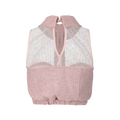 The Tweed Collection - Chic Collar Tweed Top　<Strawberry>